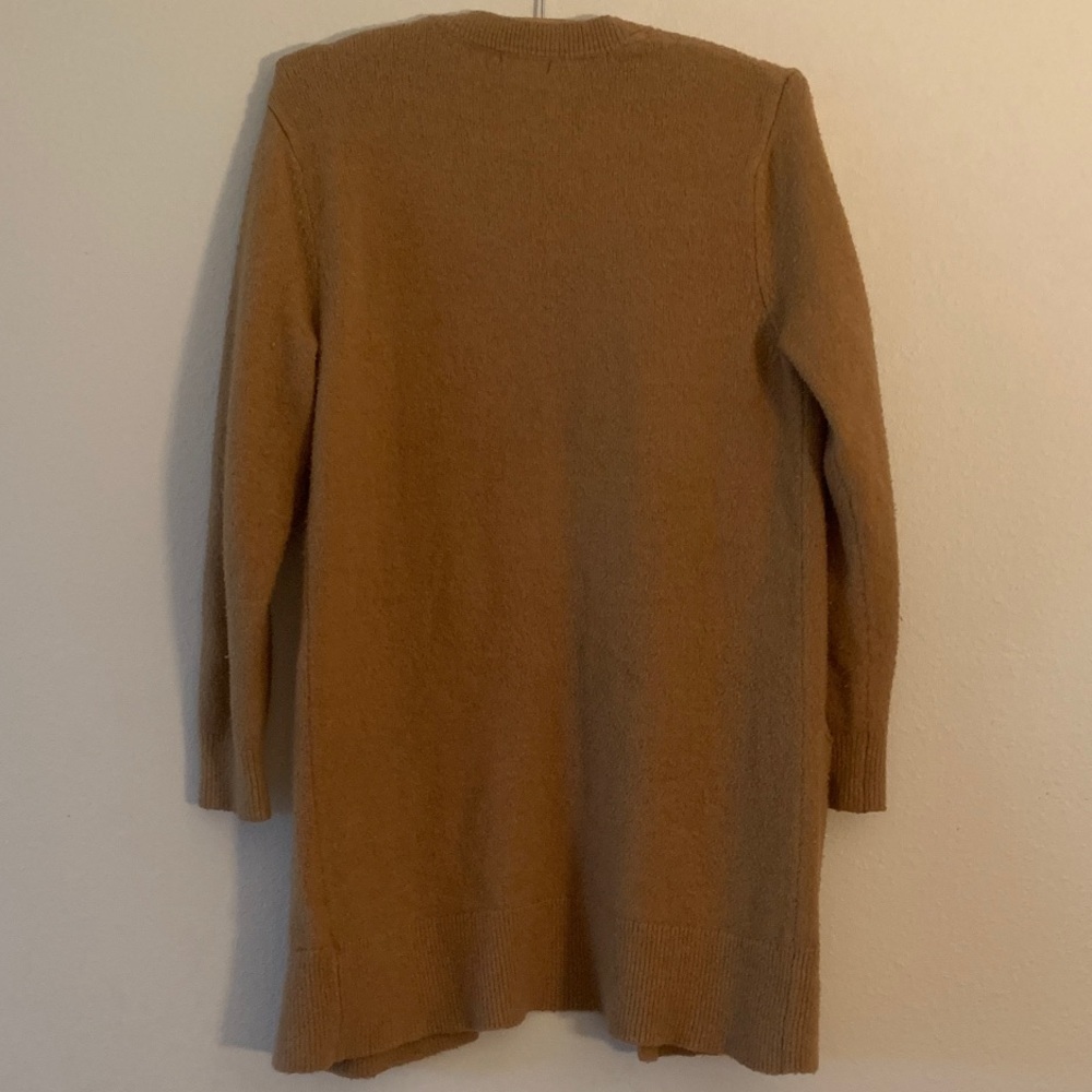Tan Open Cardigan - Picture 3 of 4